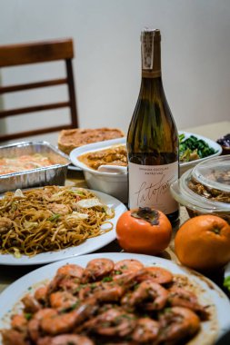 Masada nefis bir yemek, görkemli bir yemek için..