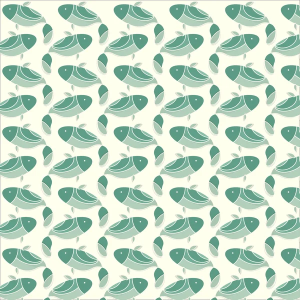 Творчі шаблоном риби — стоковий вектор