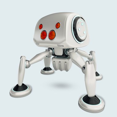 Fütüristik spiderbot kavramı