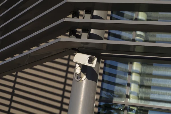 Security camera in a modern building — Stock Photo, Image