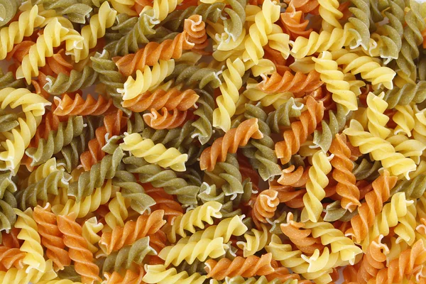 Овочевий fusilli, макаронні вироби традиційних з Італії — стокове фото