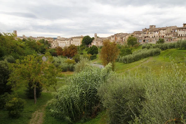 Colle di val d 'Elsa, un hermoso pueblo medieval en la Toscana, Italia — Foto de Stock