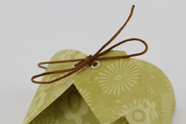 Gift box, made of paper — Stock Photo, Image