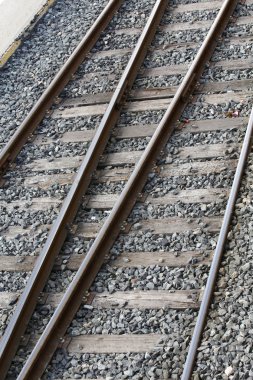 Bir tren Demiryolu demiryolu hatları