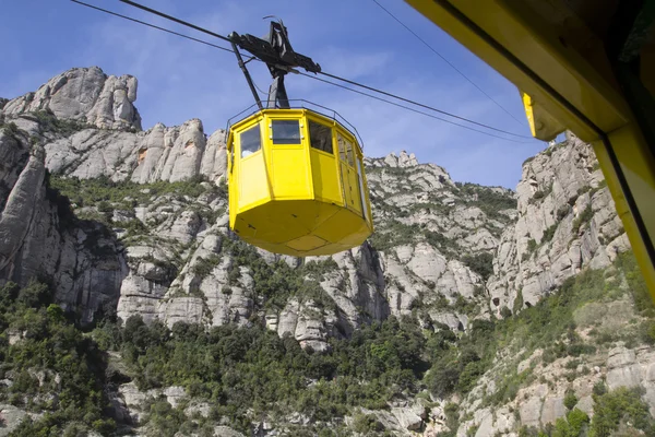 Lanová dráha v Montserrat, Španělsko — Stock fotografie