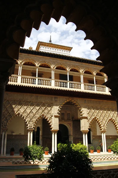 Echter alcazar, sevilla, in spanien — Stockfoto