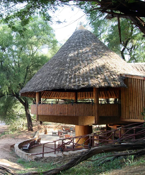 Afrikaanse bar in een Safari Resort — Stockfoto