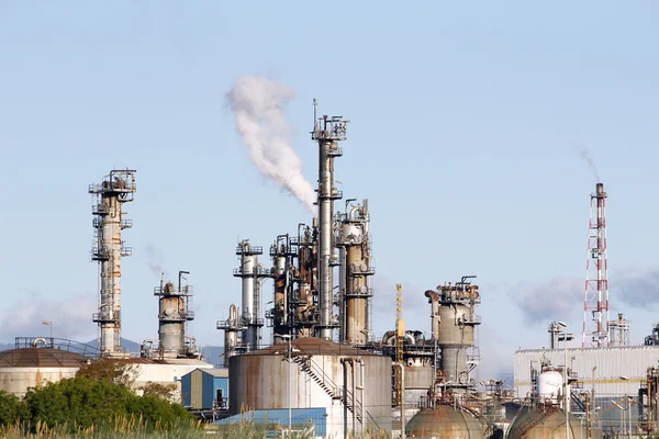 Industrial smoke from chimney — Stock Photo, Image