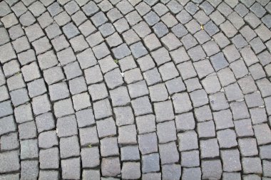 Kaldırım taşları arka plan, eski bir yol