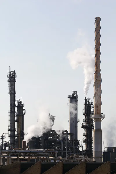 Fumaça industrial da chaminé — Fotografia de Stock