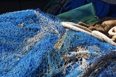 NET arka plan, bir ticari liman balıkçılık