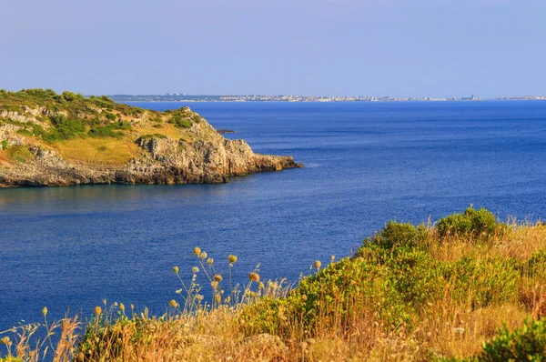 SEASCAPE D'ÉTÉ. Côte du Salento : Baie d'Uluzzo (Lecce) .ITALIE (Pouilles) ). — Photo