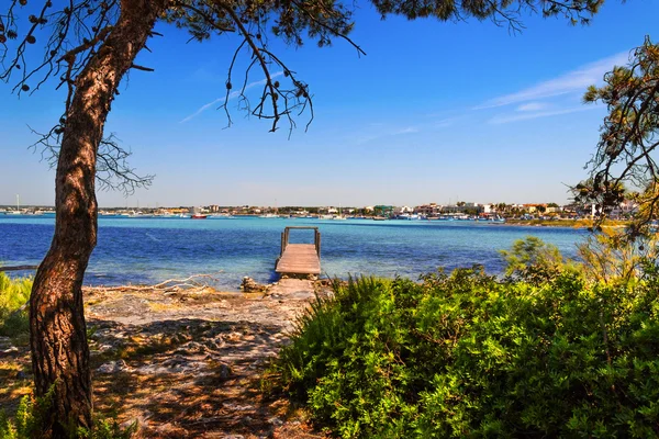 VERANO.Costa Jónica de Salento: Porto Cesareo (Lecce) .- ITALIA (Apulia ) - — Foto de Stock