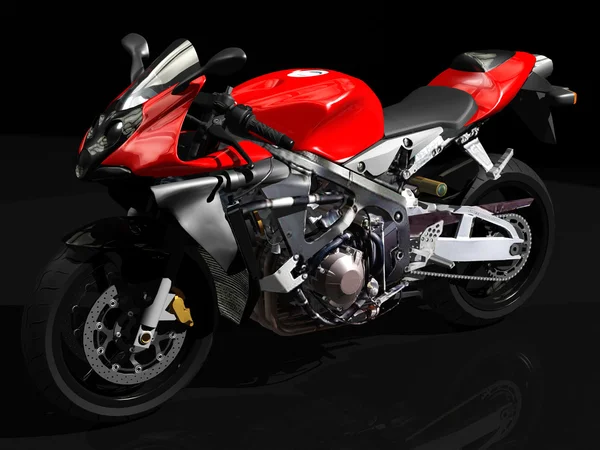 kırmızı spor motosiklet