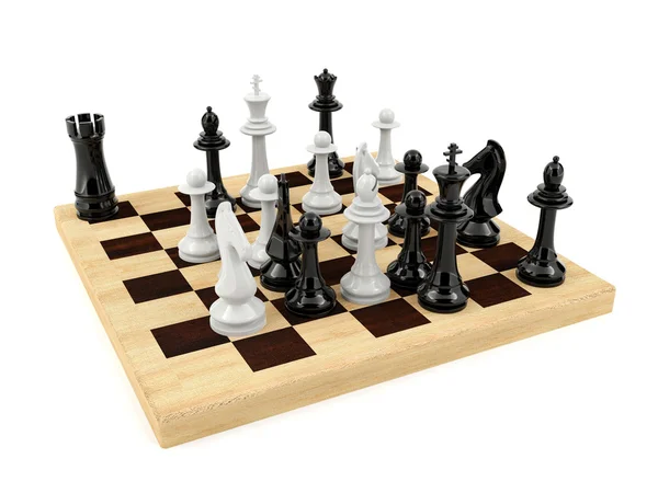Desková hra šachy — Stock fotografie