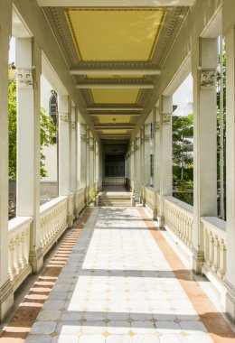 Avrupa tarzı Phaya Thai koridorda binasında palace, Bangkok, Tayland
