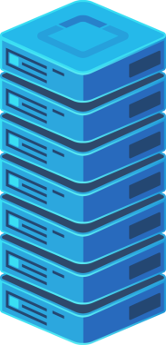 Veri Sunucusu Yığını Simgesi, Modern Veritabanı ve Bulut Depolama Resimleri