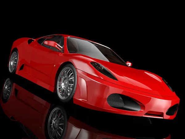 Red sport car — Stock Photo, Image