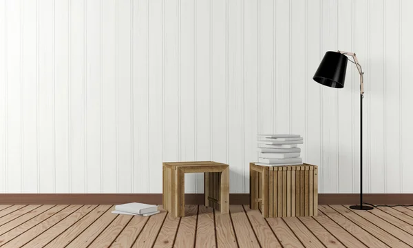 Interiorul camerei în stil minimalist — Fotografie, imagine de stoc