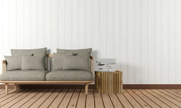 Intérieur de la chambre dans un style minimaliste — Photo