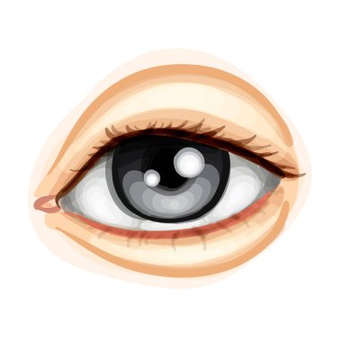 Siyah El Çekim Vektörü İllüstrasyonu