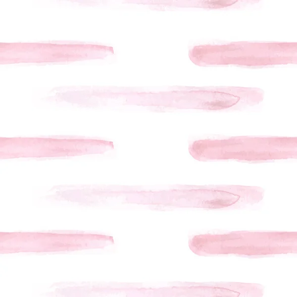 Aquarell Linien Nahtlose Muster Handgezeichnete Bemalte Textur Abstrakte Schlaganfall Tapete — Stockvektor