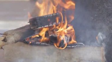 odun dışında kazan için