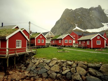 Norveç'te balıkçılar Köyü
