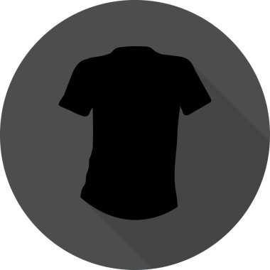 Siyah T-shirt gölge ile