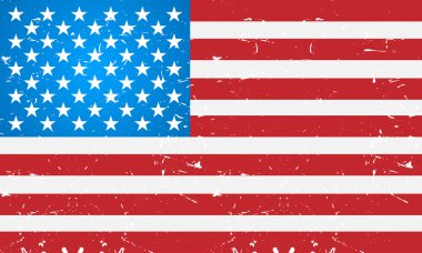Doku ışık Amerikan bayrağı