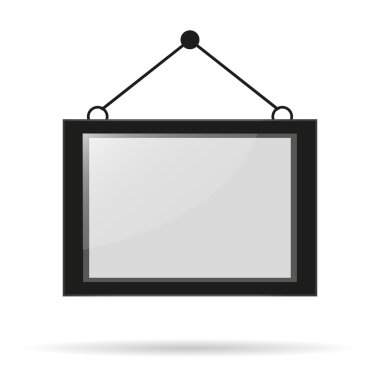 Retro video simgesi düz stil