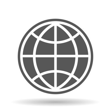 Web sitesi simge gölge ile