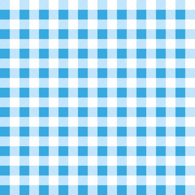 Damalı masa örtüsü modeli mavi