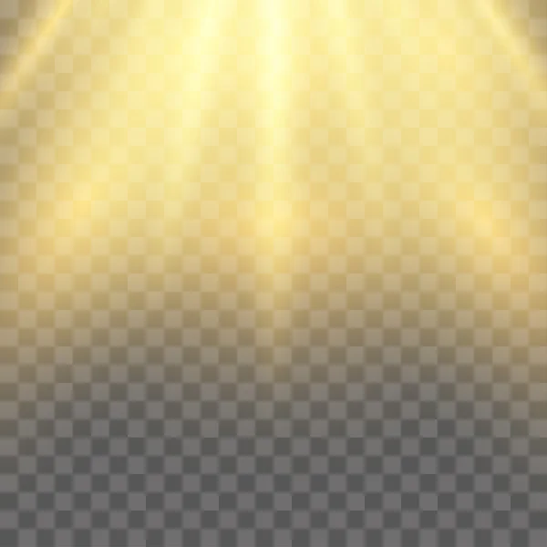 Ekose arka plan üzerinde güneş lens flare