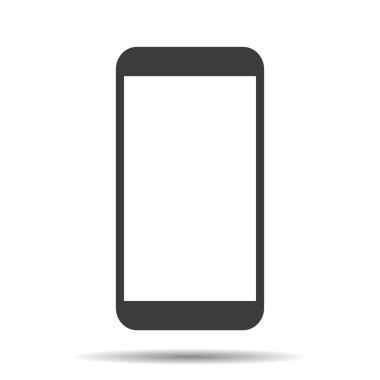 Hareket eden telefon. Mobil bağlantı düz