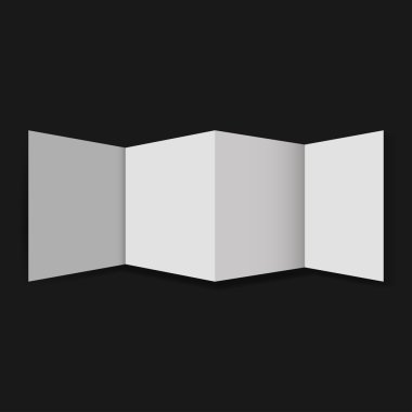 Bir gölge siyah bir zemin üzerine kare sayfaları