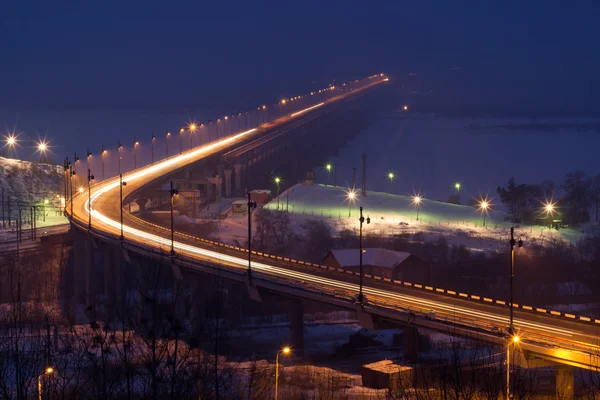 Il ponte di khabarovsk — Foto Stock