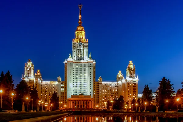 De Moskouse Staatsuniversiteit — Stockfoto
