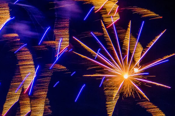 Fuegos artificiales en el festival — Foto de Stock