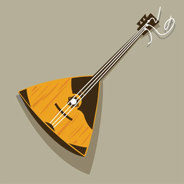 Russian musical instrument — Stock Vector