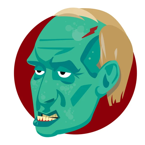 Portrait du président Poutine — Image vectorielle