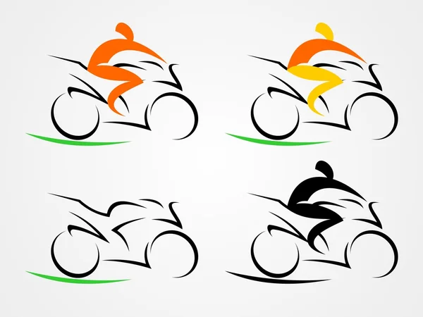 Moto Stilizzate Immagini Vettoriali Stock Moto Stilizzate Illustrazioni Royalty Free Depositphotos