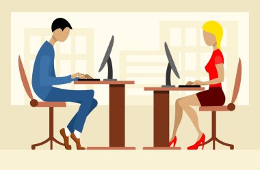 iki Ofis çalışanları