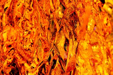 Kırmızı buz heykel dokusu