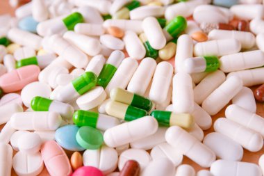 Uyuşturucuyla dolu soyut bir geçmiş. Tıpla ilgili kavram