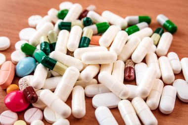 Uyuşturucuyla dolu soyut bir geçmiş. Tıpla ilgili kavram