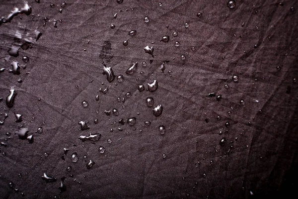 抽象的雨伞纹理与水滴紧密相连 防水概念 摘要背景 — 图库照片