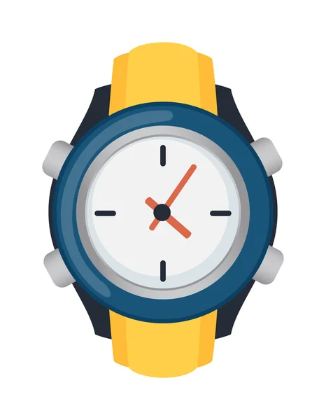 Hand horloge vectorillustratie. — Stockvector