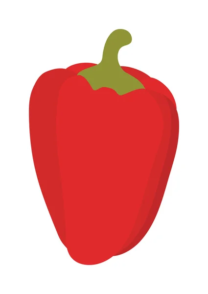 Pimienta roja alimento vegetal vector plano ilustración . — Archivo Imágenes Vectoriales