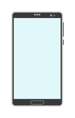 Akıllı telefon ekran vektör illüstrasyon.
